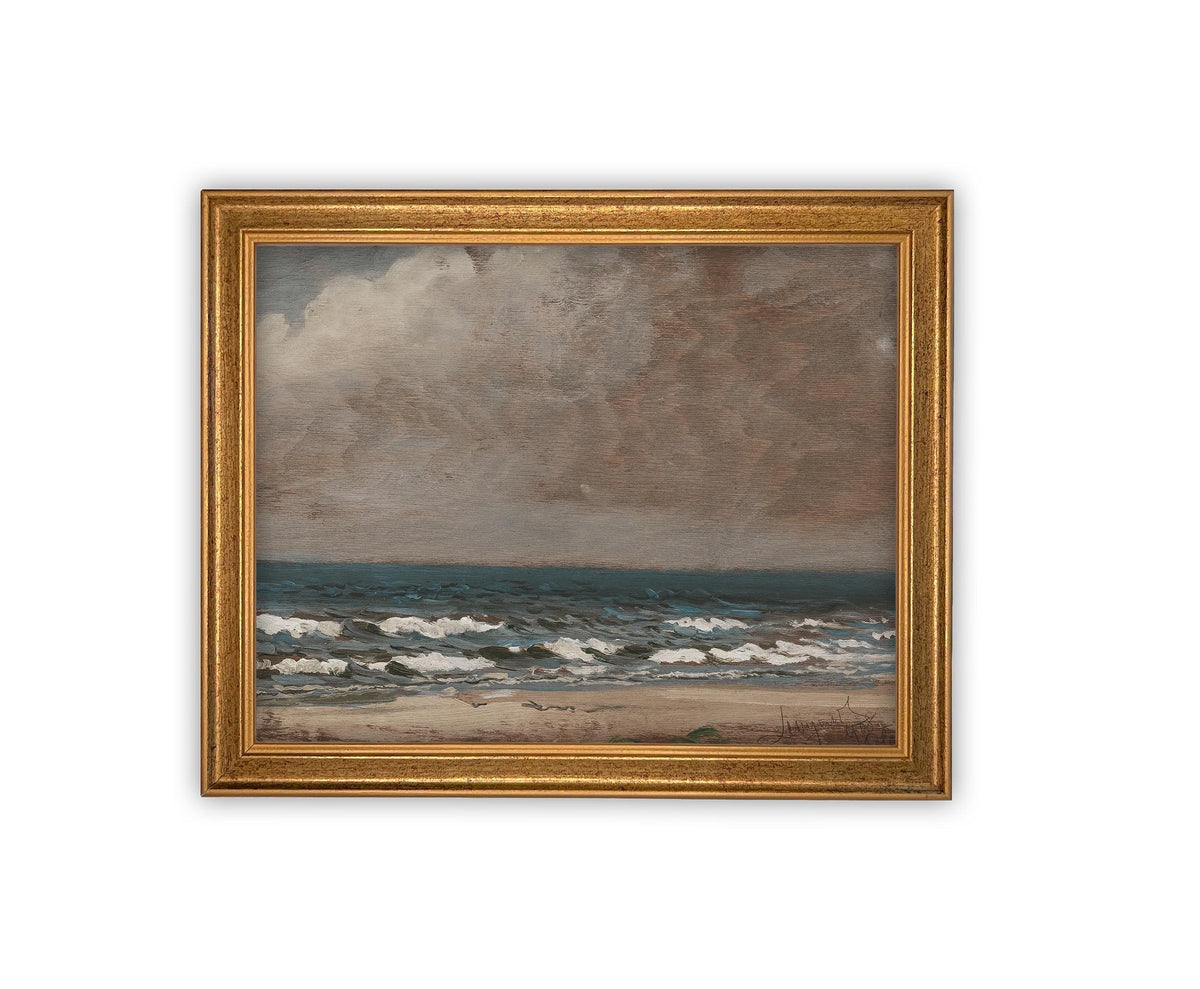 Vintage Framed Canvas Art #COAS-140