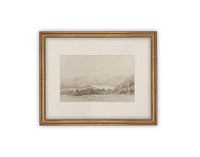 Vintage Framed Canvas Art #LAN-241