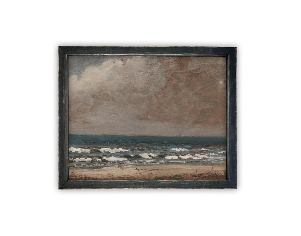Vintage Framed Canvas Art #COAS-140