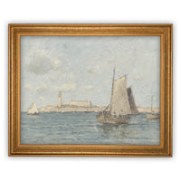 Vintage Framed Canvas Art #COAS-183