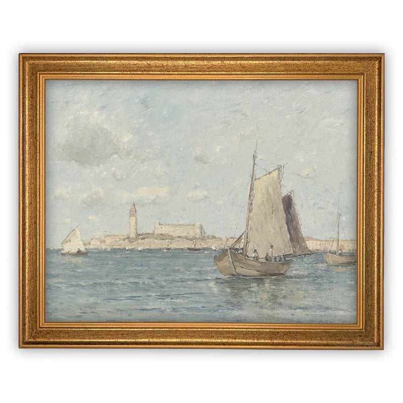 Vintage Framed Canvas Art #COAS-183