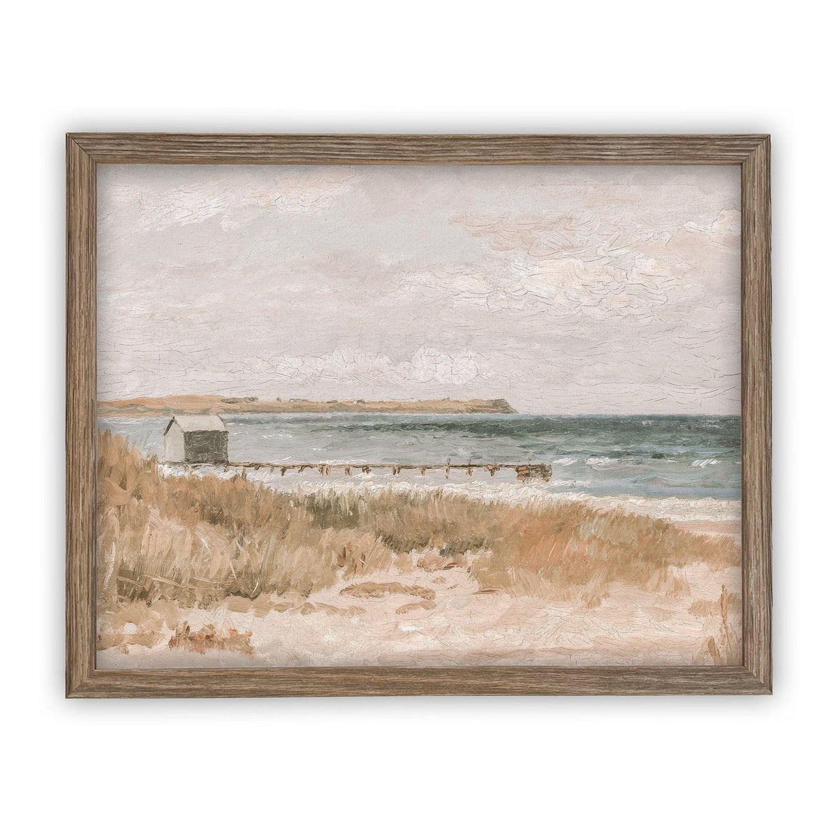 Vintage Framed Canvas Art #COAS-199