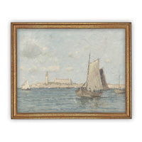 Vintage Framed Canvas Art #COAS-183