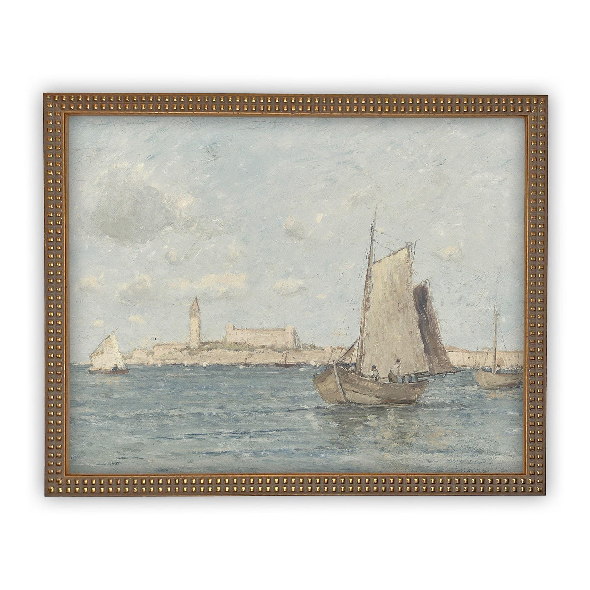 Vintage Framed Canvas Art #COAS-183
