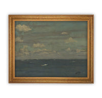 Vintage Framed Canvas Art #COAS-157