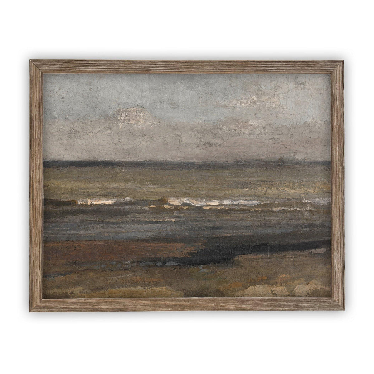 Vintage Framed Canvas Art #COAS-187