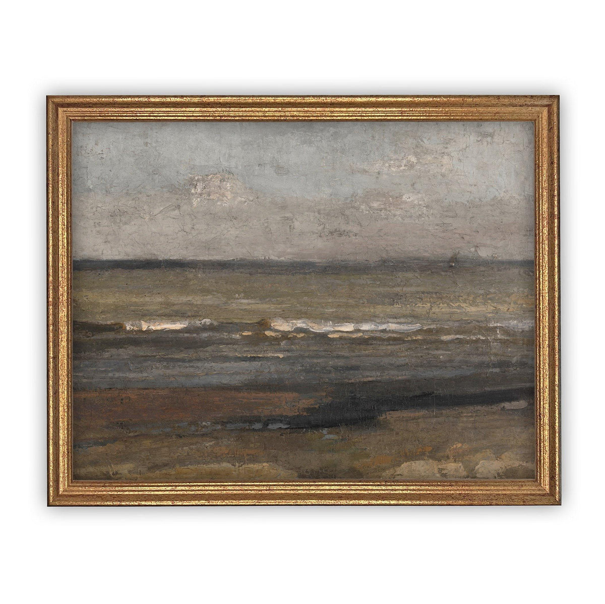 Vintage Framed Canvas Art #COAS-187