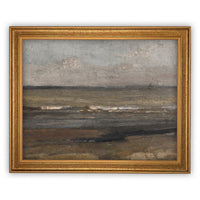 Vintage Framed Canvas Art #COAS-187