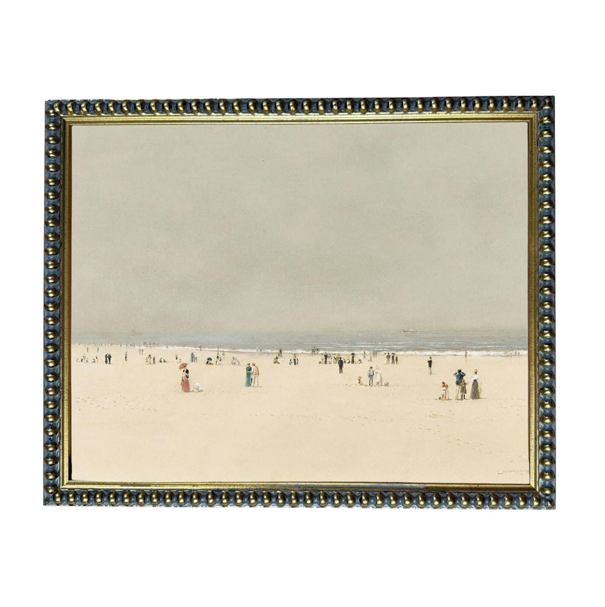 a crowded beach scene with numerous people enjoying the day.