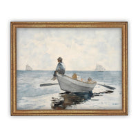 Vintage Framed Canvas Art #COAS-174