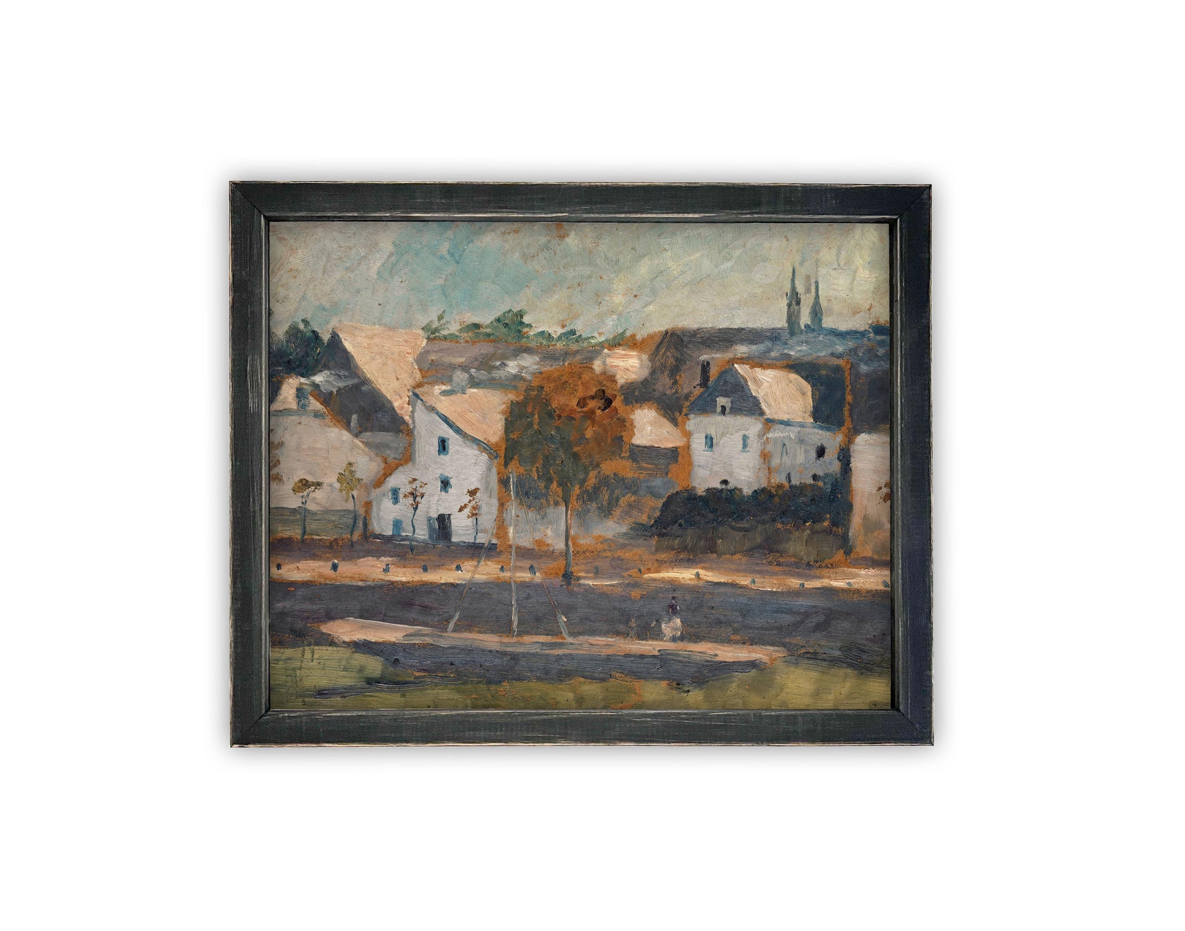 Vintage Framed Canvas Art #ARC-121