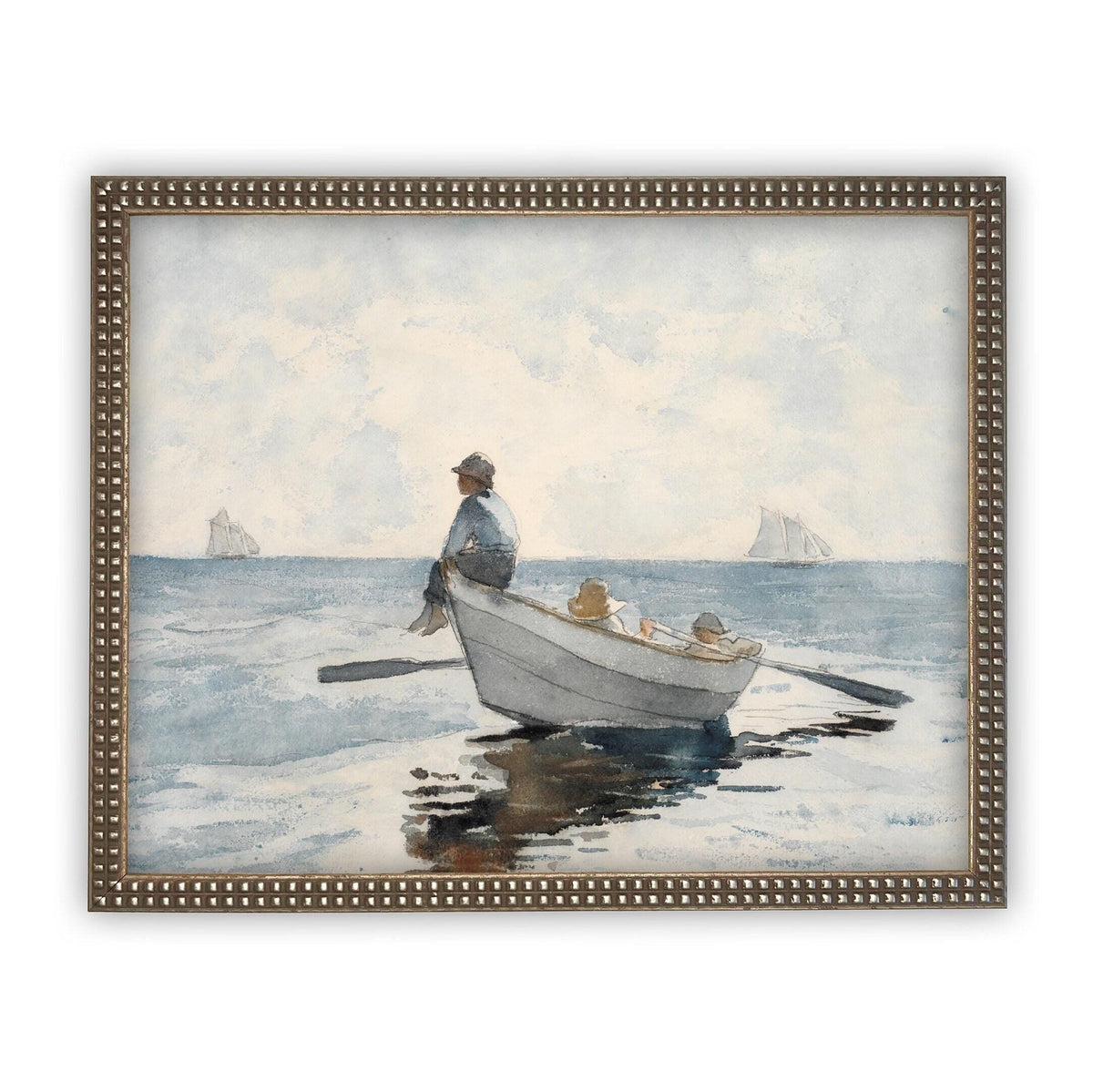 Vintage Framed Canvas Art #COAS-174