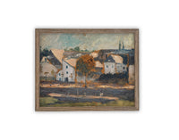 Vintage Framed Canvas Art #ARC-121