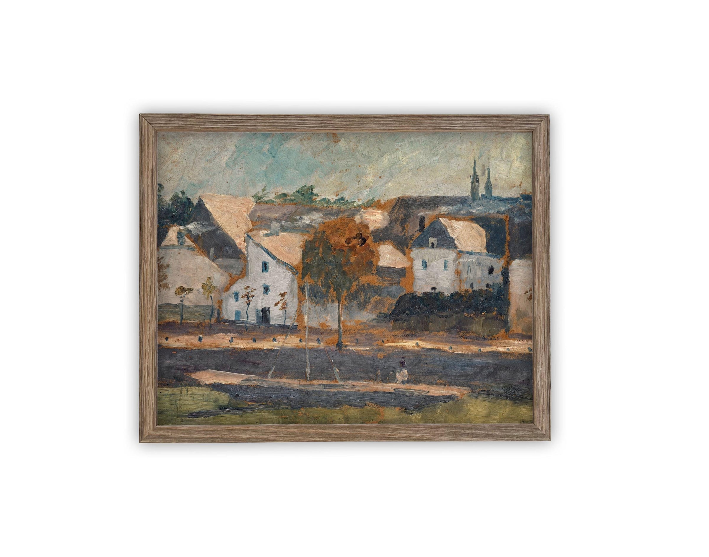 Vintage Framed Canvas Art #ARC-121
