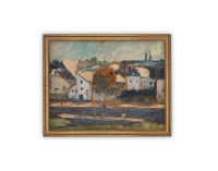Vintage Framed Canvas Art #ARC-121