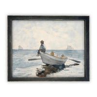 Vintage Framed Canvas Art #COAS-174