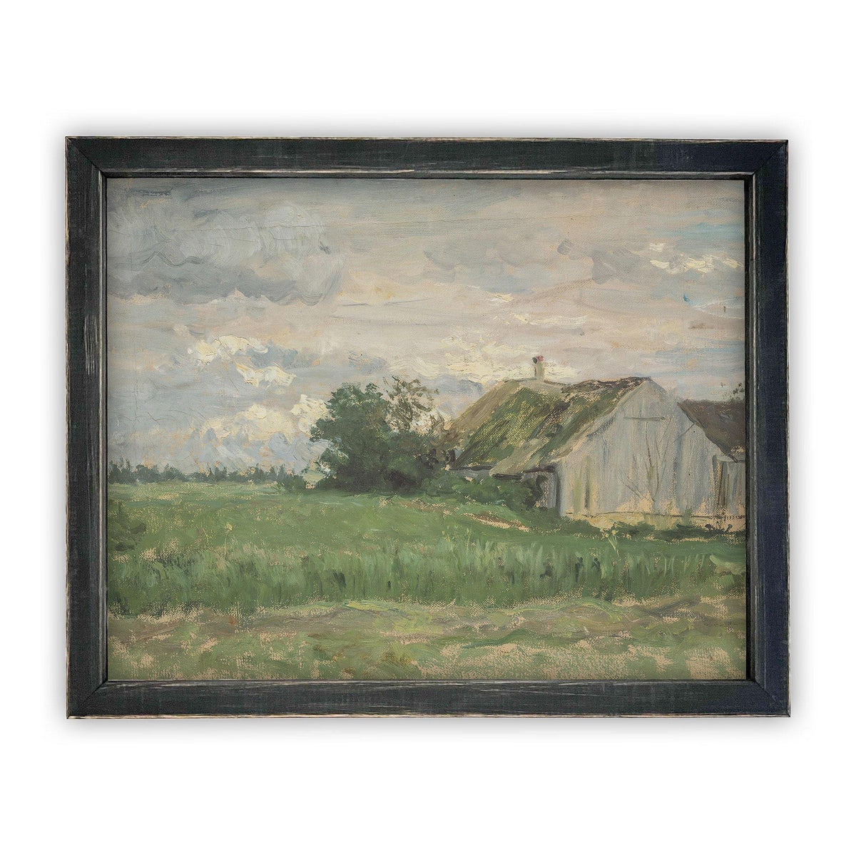 Vintage Framed Canvas Art #ARC-117