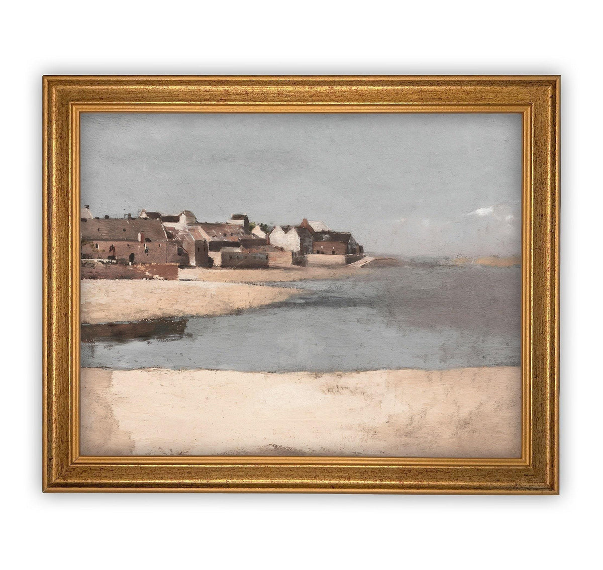 Vintage Framed Canvas Art #COAS-159