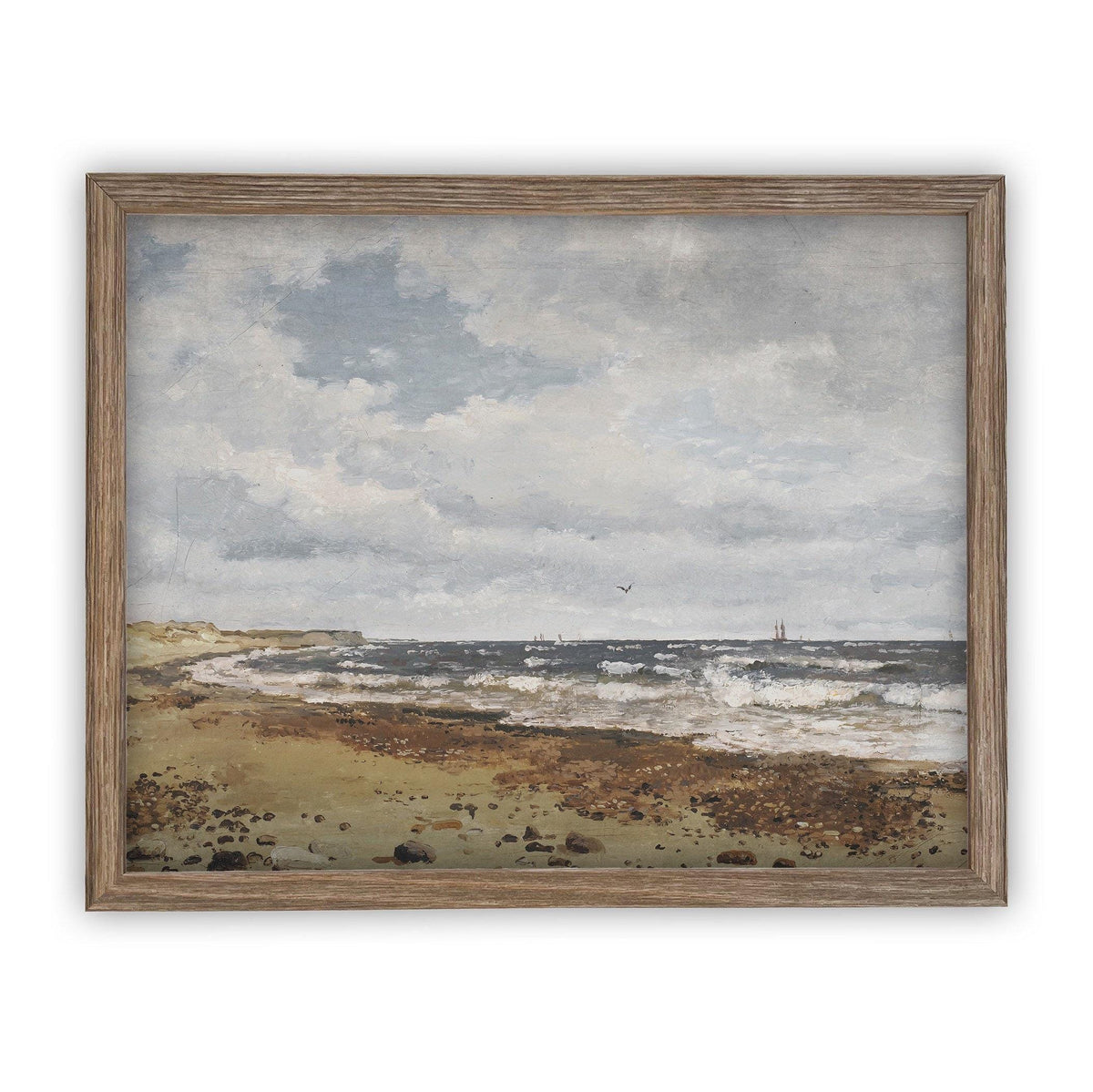 Vintage Framed Canvas Art #LAN-180