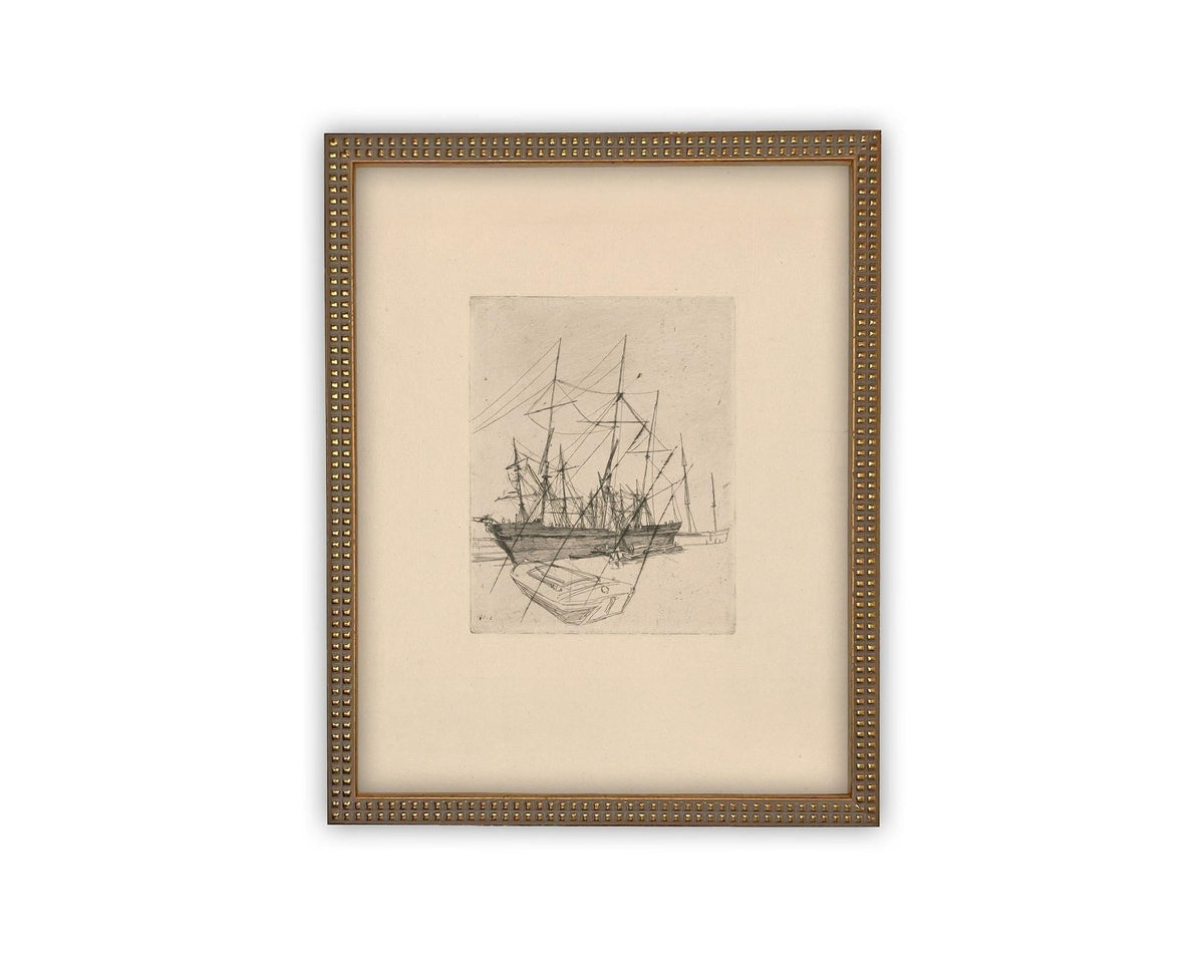 Vintage Framed Canvas Art #COAS-150