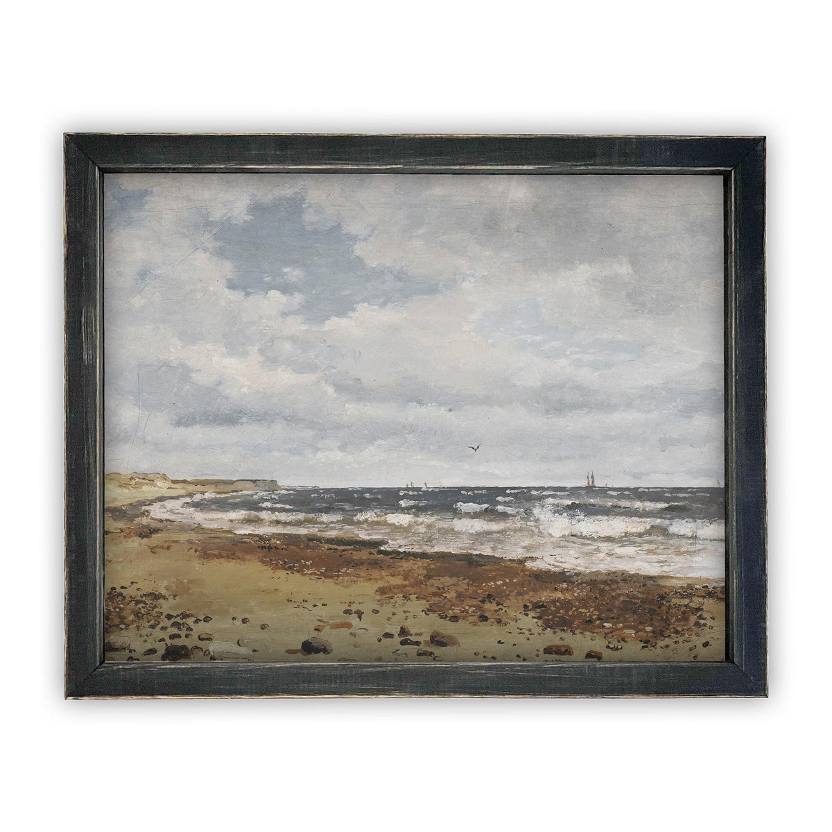 Vintage Framed Canvas Art #LAN-180