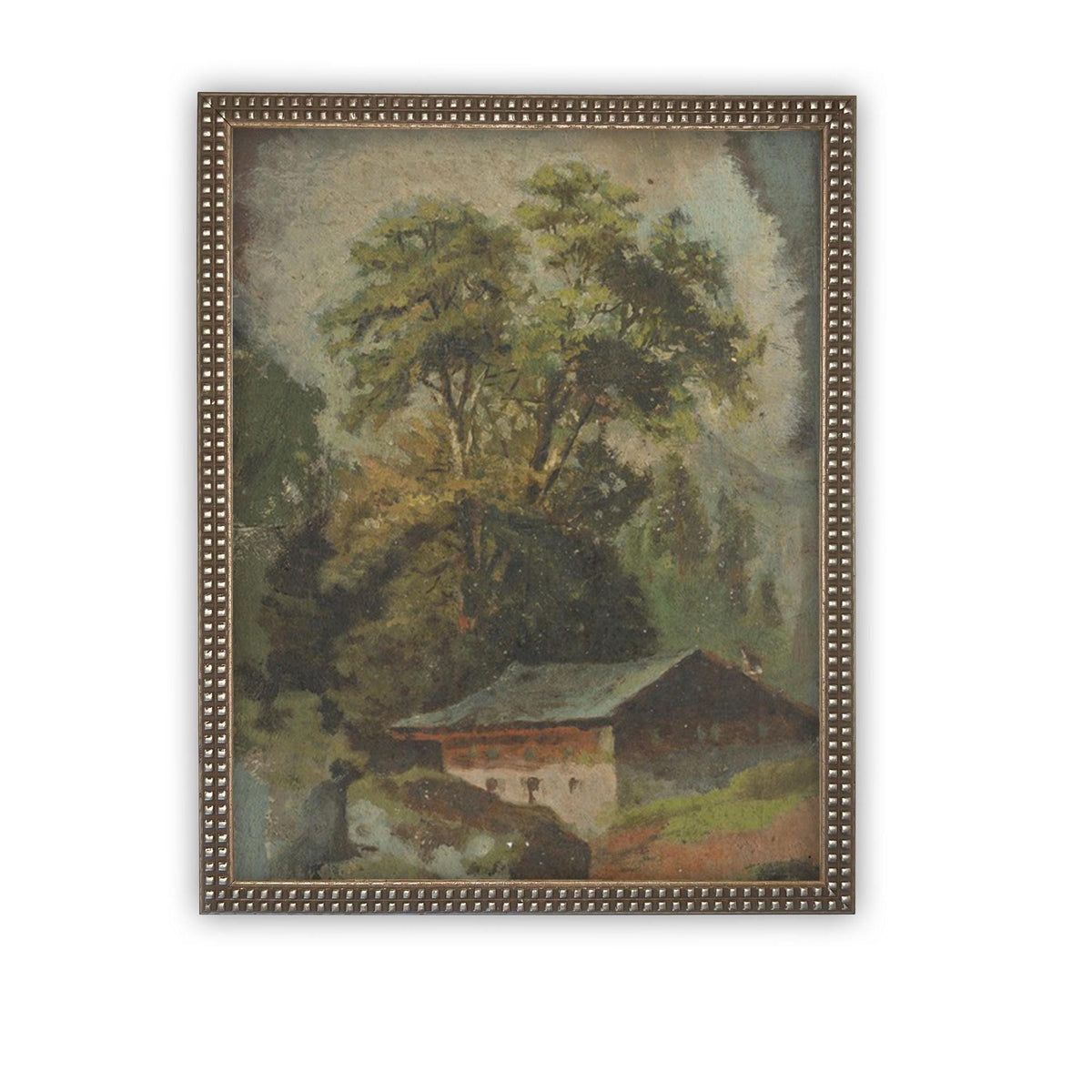 Vintage Framed Canvas Art #ARC-124