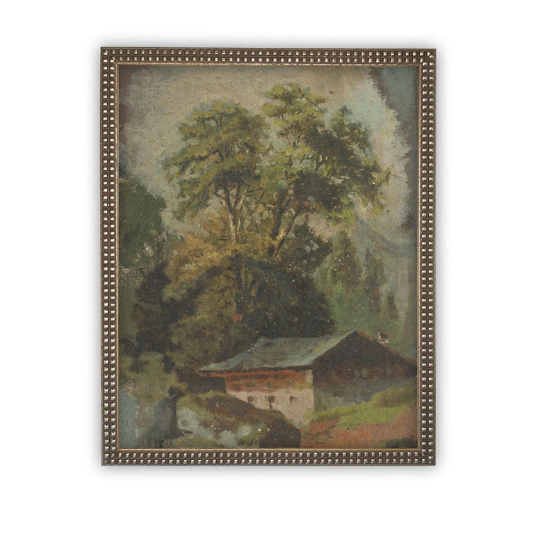 Vintage Framed Canvas Art #ARC-124