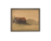 Vintage Framed Canvas Art #ARC-127