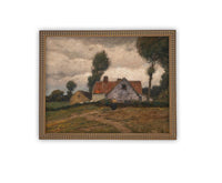 Vintage Framed Canvas Art #ARC-123