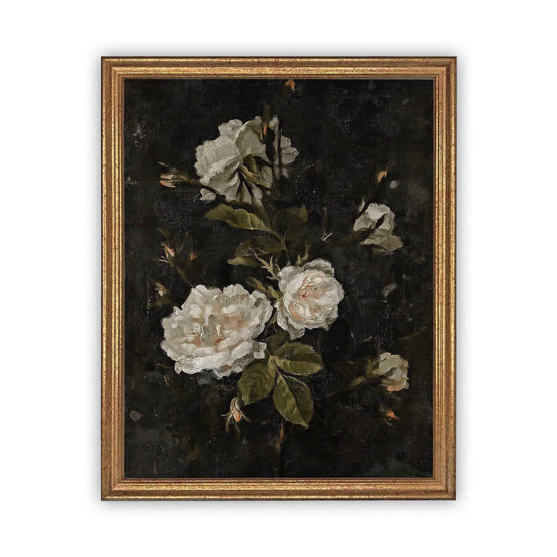 Framed Canvas Art Still Life Botanical #BOT-104
