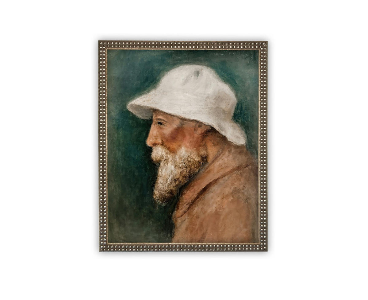 Vintage Framed Canvas Art #P-553