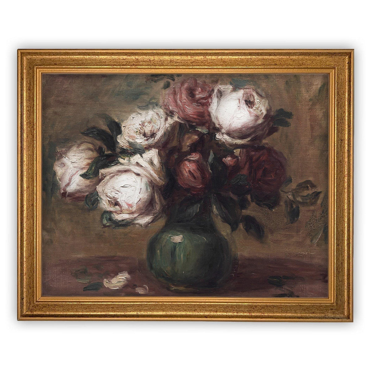 Vintage Framed Canvas Art Farmhouse print #BOT-102