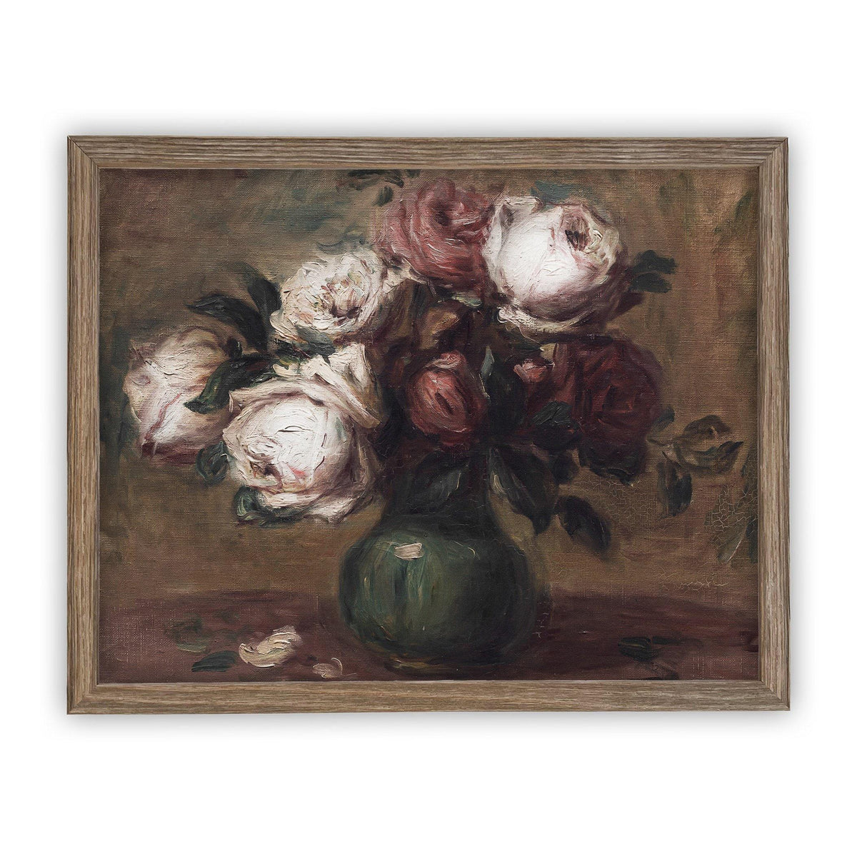 Vintage Framed Canvas Art Farmhouse print #BOT-102