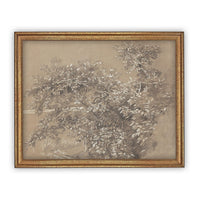 Vintage Framed Canvas Art #BOT-112