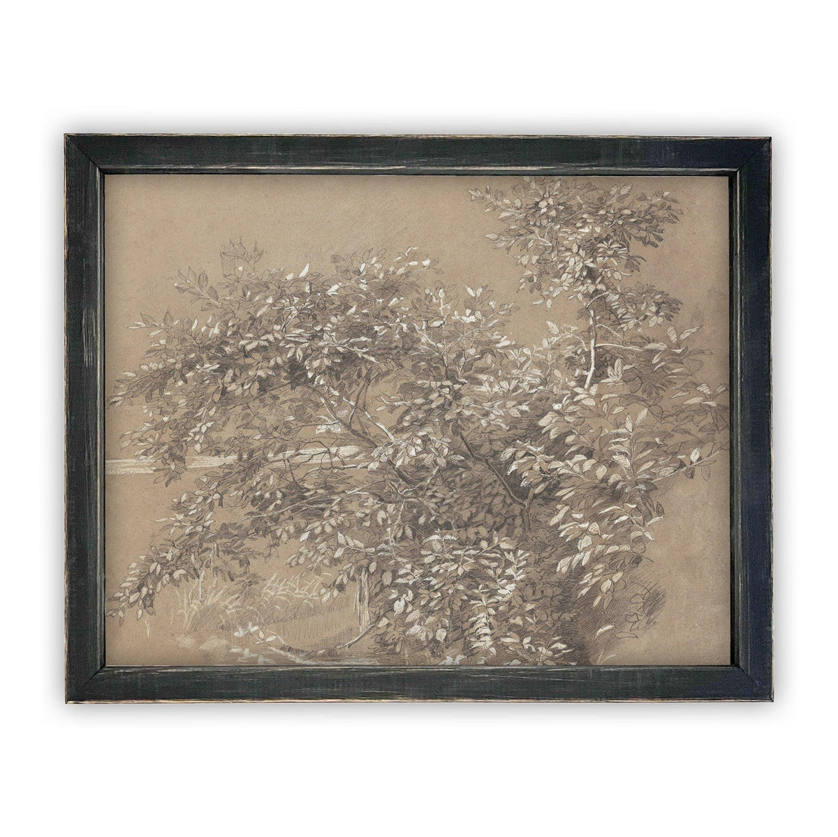 Vintage Framed Canvas Art #BOT-112