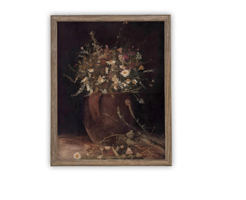 Vintage Framed Canvas Art #BOT-151