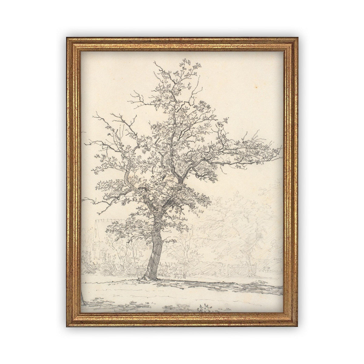 Framed Vintage Farmhouse Canvas Art #BOT-116