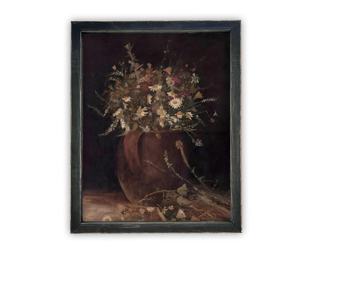 Vintage Framed Canvas Art #BOT-151