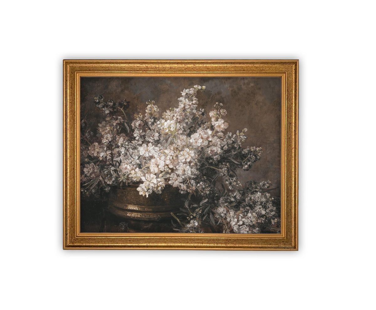 Vintage Framed Canvas Art #BOT-150