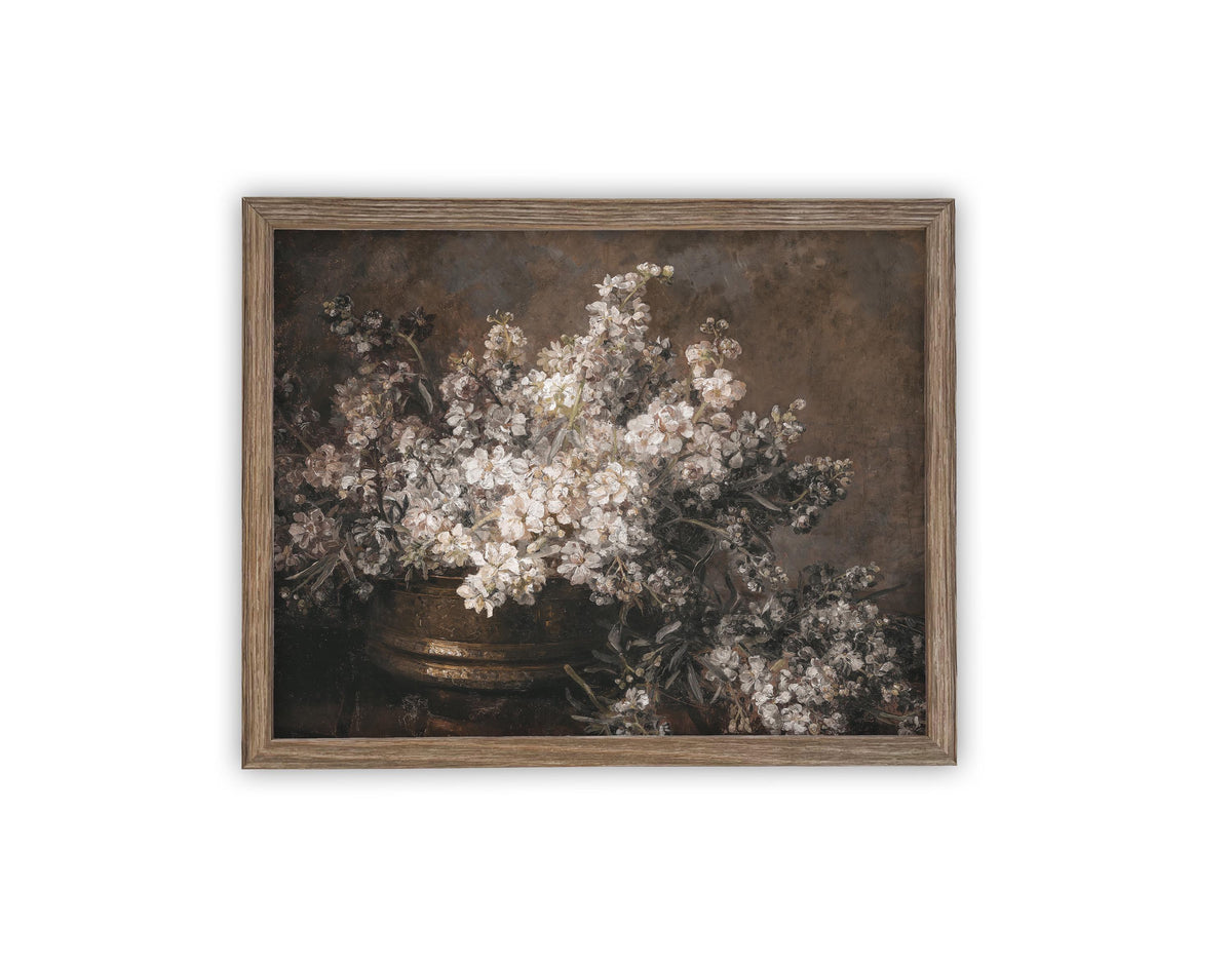 Vintage Framed Canvas Art #BOT-150