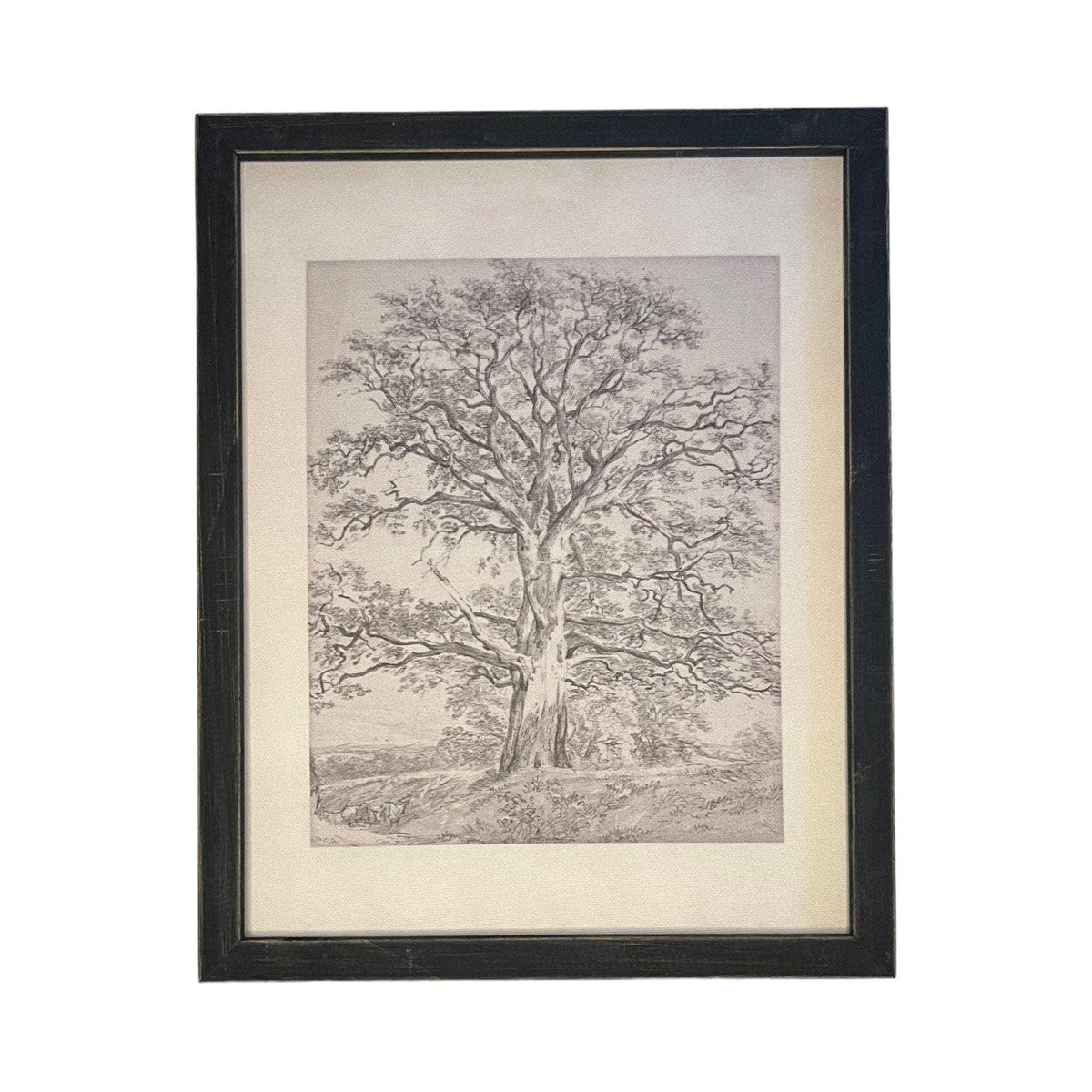 Vintage Framed Canvas Art #BOT-121