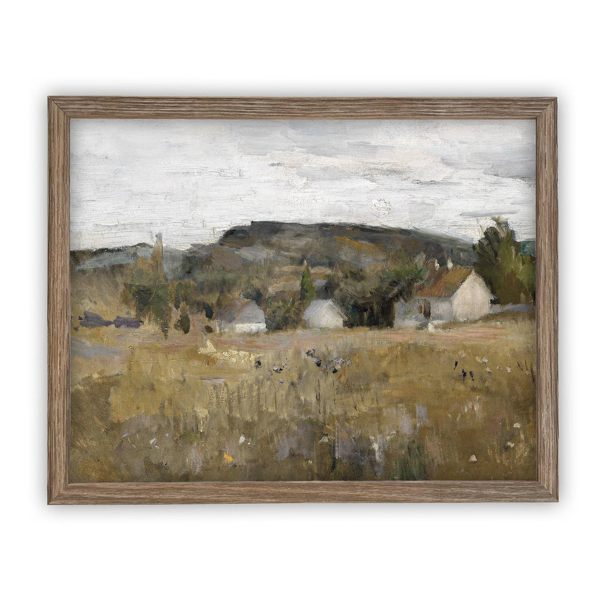 Vintage Framed Canvas Art #LAN-182