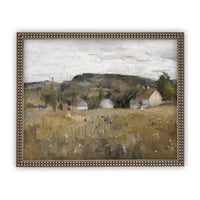 Vintage Framed Canvas Art #LAN-182