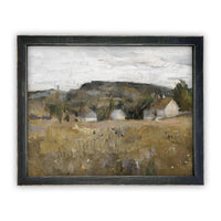 Vintage Framed Canvas Art #LAN-182