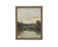 Vintage Framed Canvas Art #LAN-276