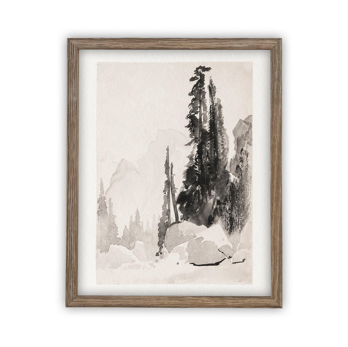 Framed Canvas Art #LAN-161