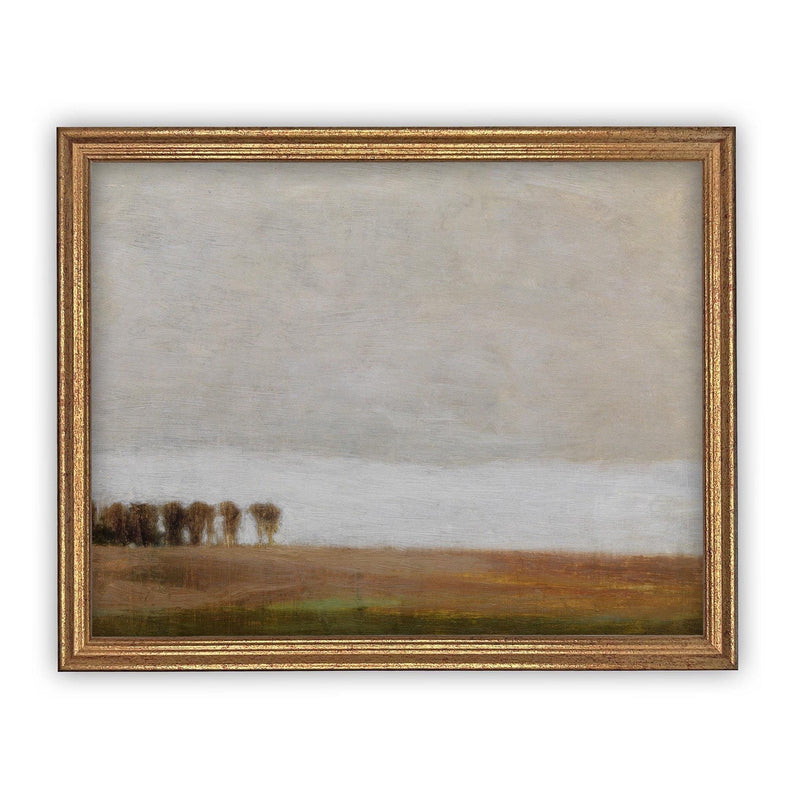 Framed Vintage Fall Landscape Art #LAN-120