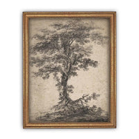 Vintage Framed Canvas Art #BOT-159