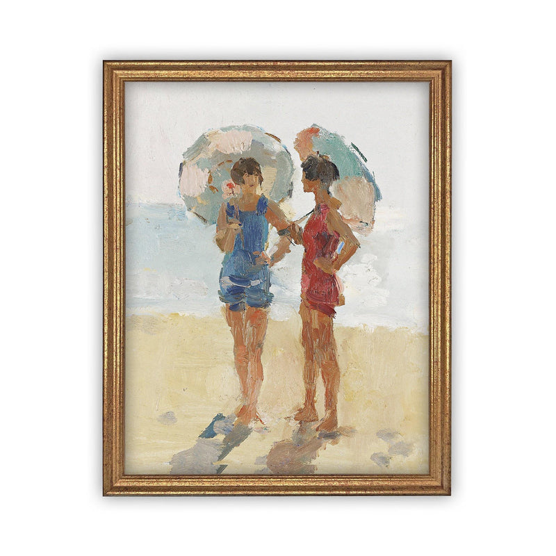Vintage Framed Canvas Art #COAS-132
