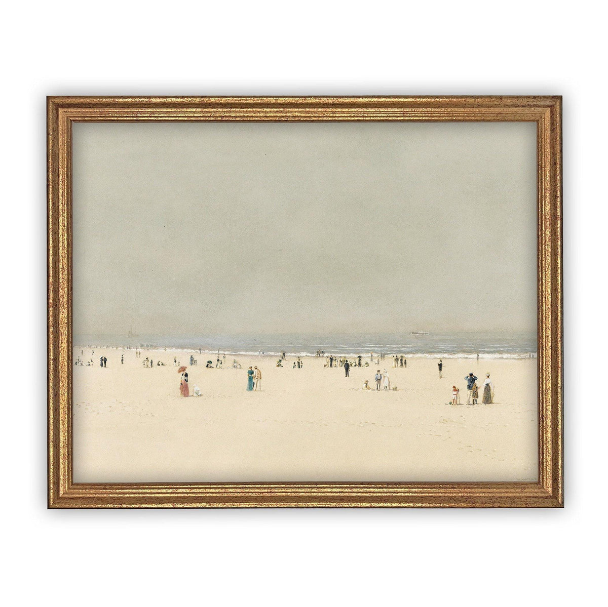 READY to SHIP 11X14 Vintage Framed Canvas Art Vintage #COAS-196